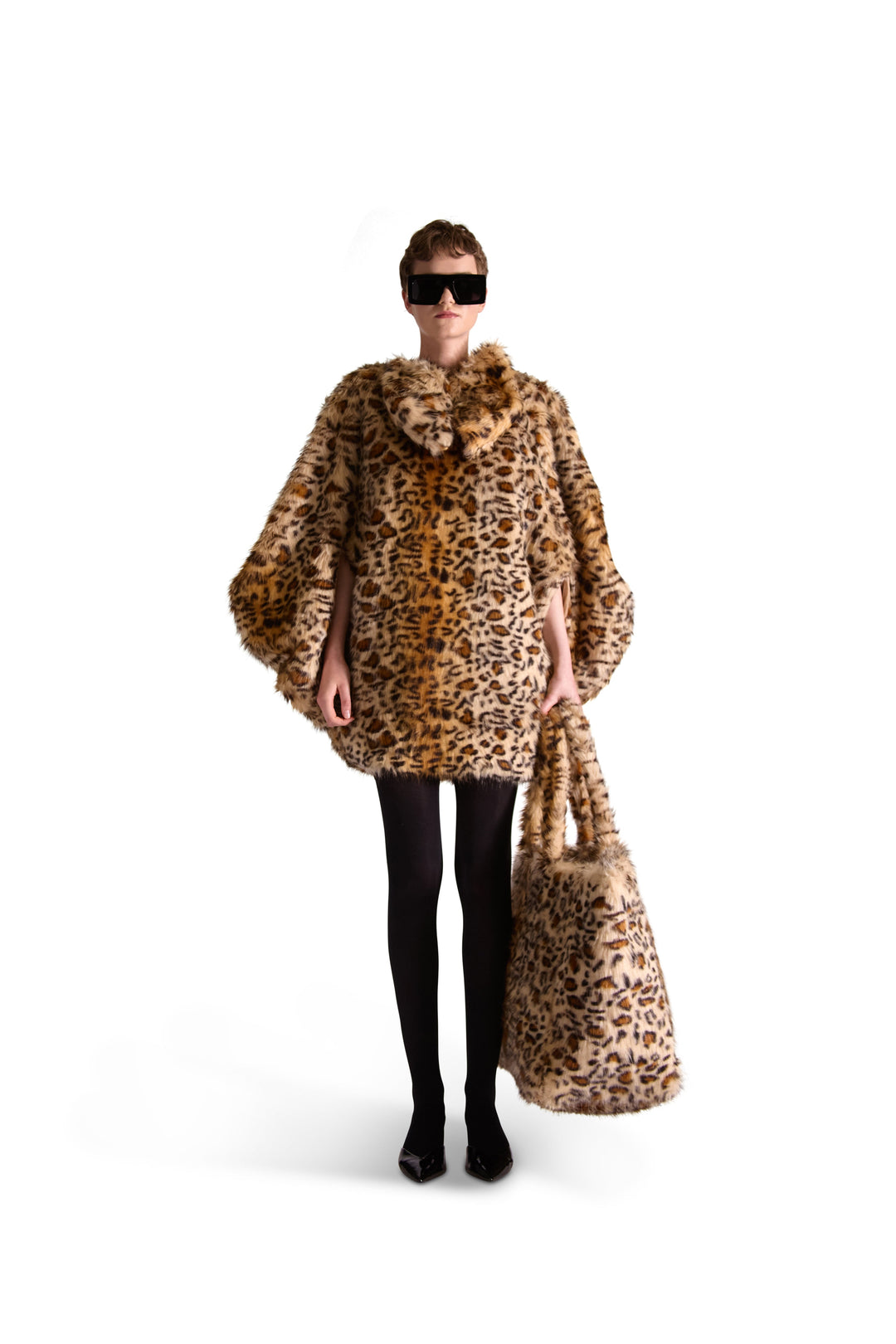 Animal Print Faux Fur Bag