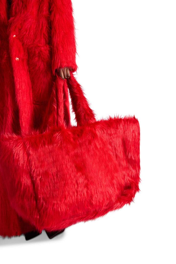 Large Faux Fur Bag