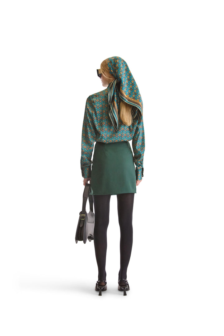 Tailored Fit Monogram Print Shirt