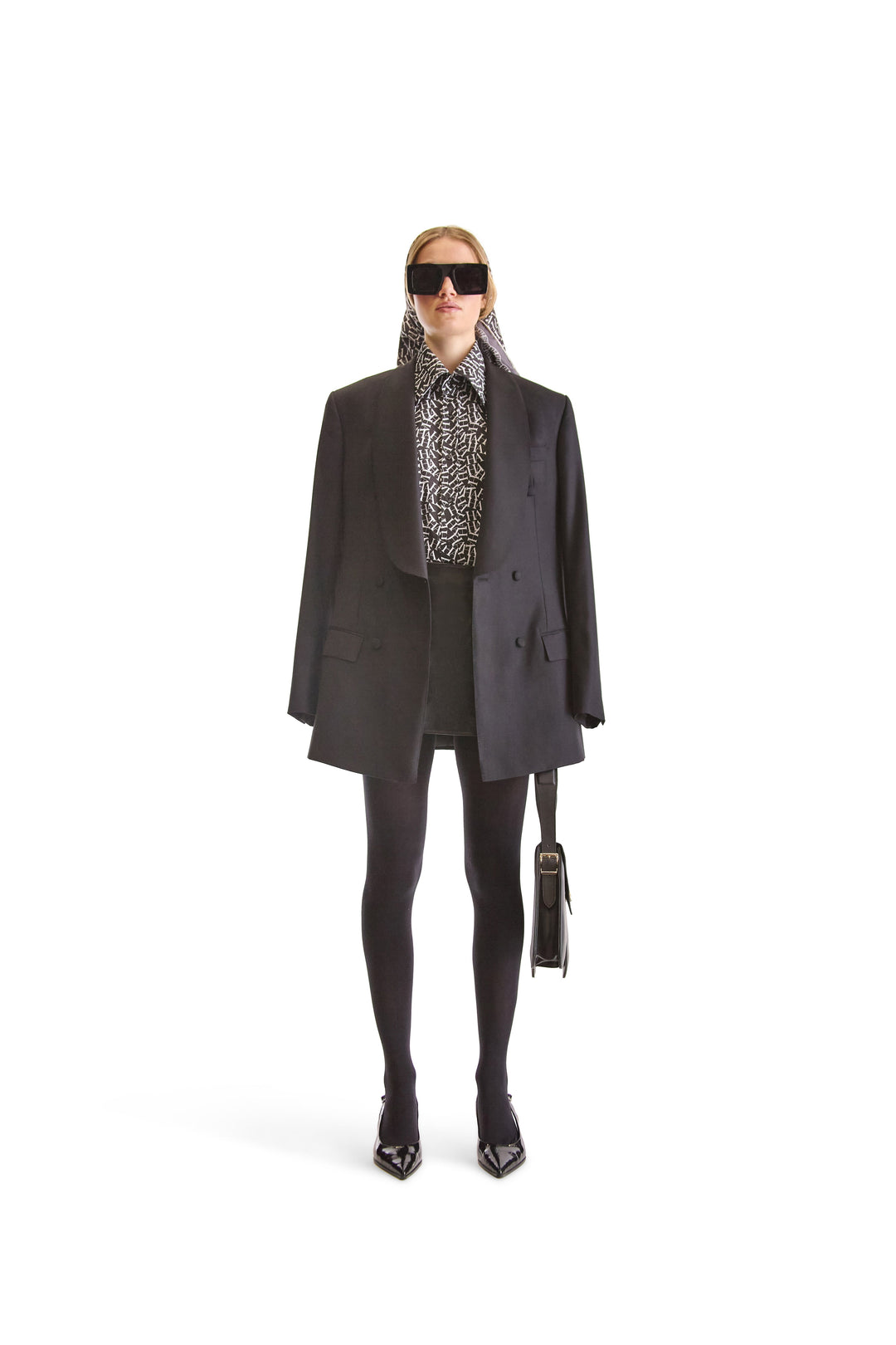 Tailored Fit Monogram Print Shirt