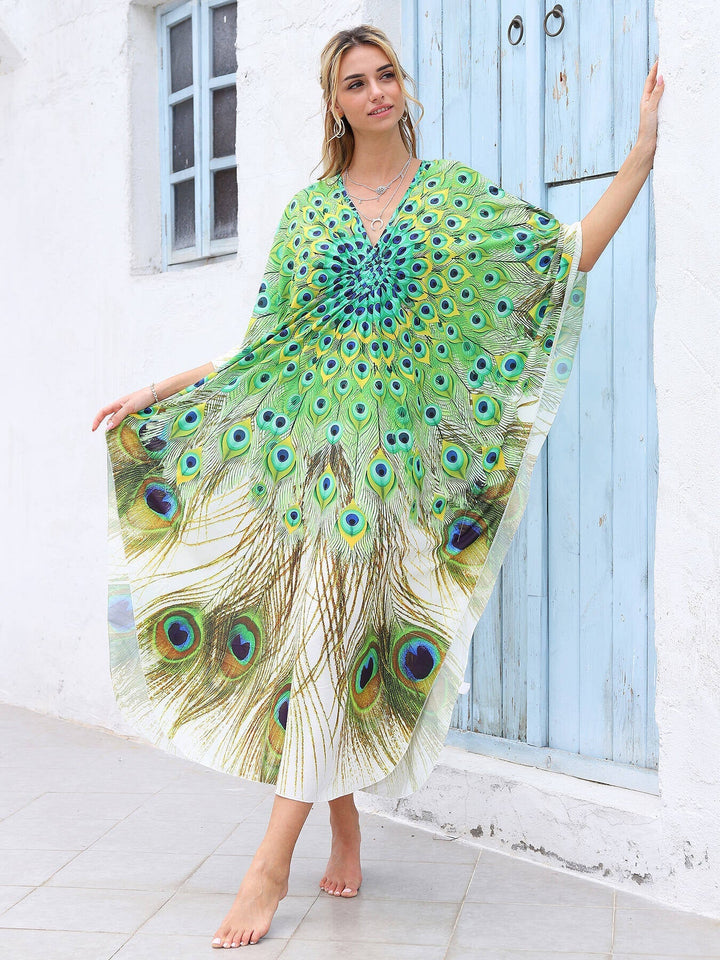 Island Oasis Bamboo Wrap Dress