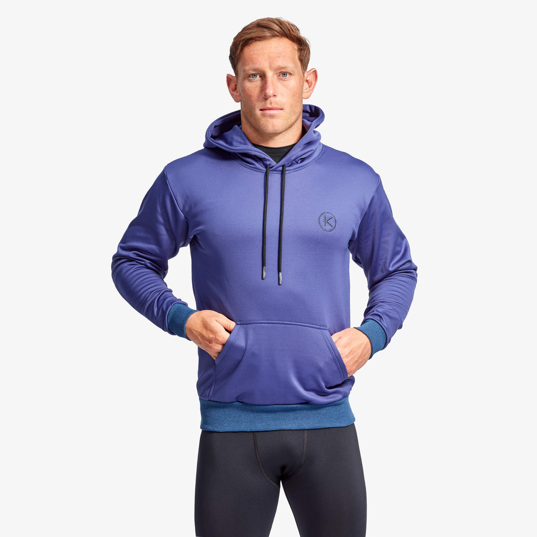 Men's Infrared Hoodie - Grey & Blue