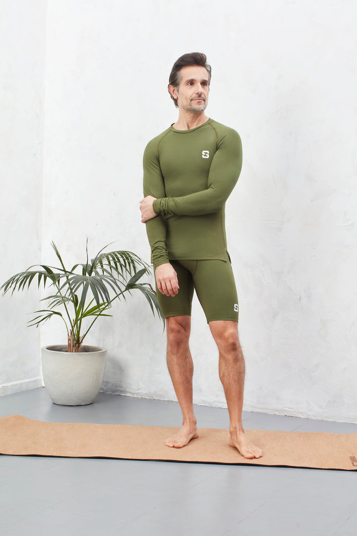 Long Sleeve Top - Earth Khaki