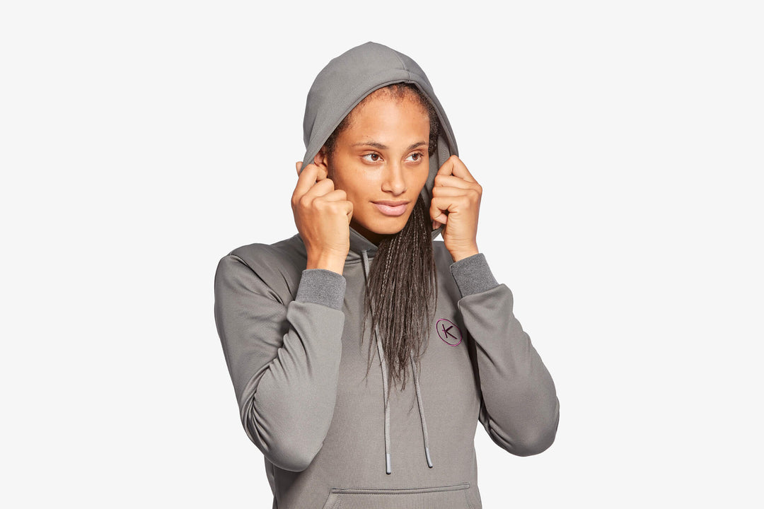 Women's Infrared Hoodie - Grey & Blue